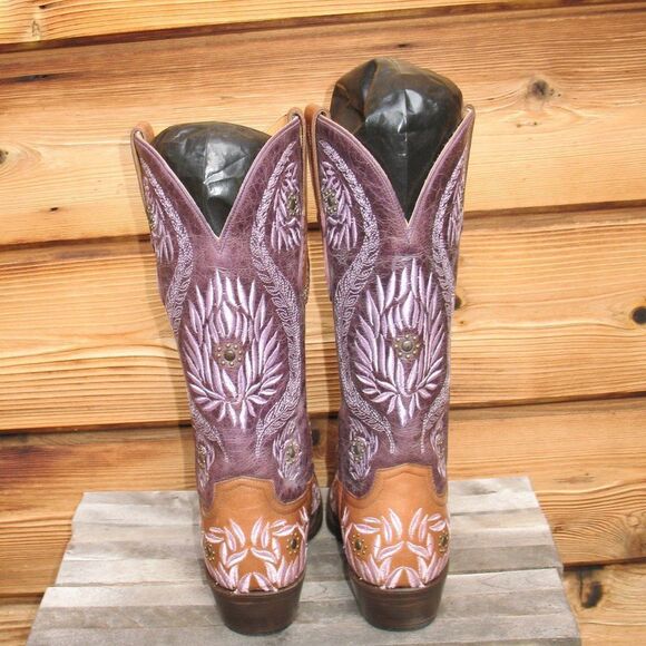 Lucchese Embroidered Cowboy Boots - Picture 5 of 10